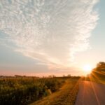 mindful travel with a quiet sunset